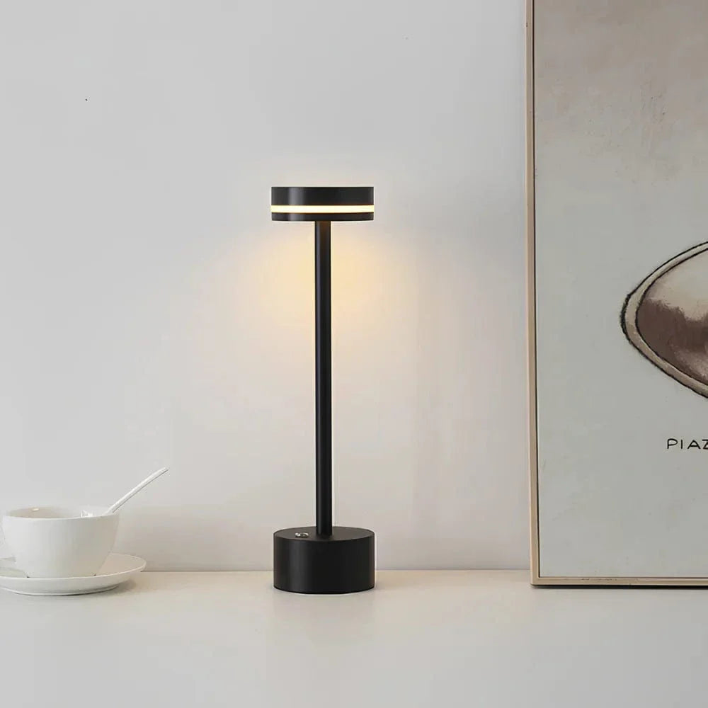 Modern Cordless LED Table Lamp – Rechargeable, Touch Control, Minimalist Lighting for Bedroom & Living Room