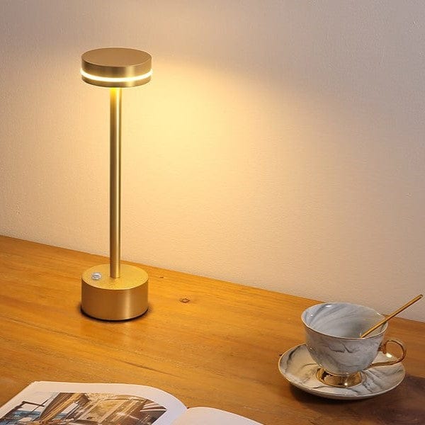 Modern Cordless LED Table Lamp – Rechargeable, Touch Control, Minimalist Lighting for Bedroom & Living Room