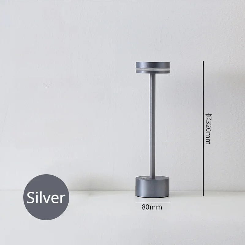 Modern Cordless LED Table Lamp – Rechargeable, Touch Control, Minimalist Lighting for Bedroom & Living Room
