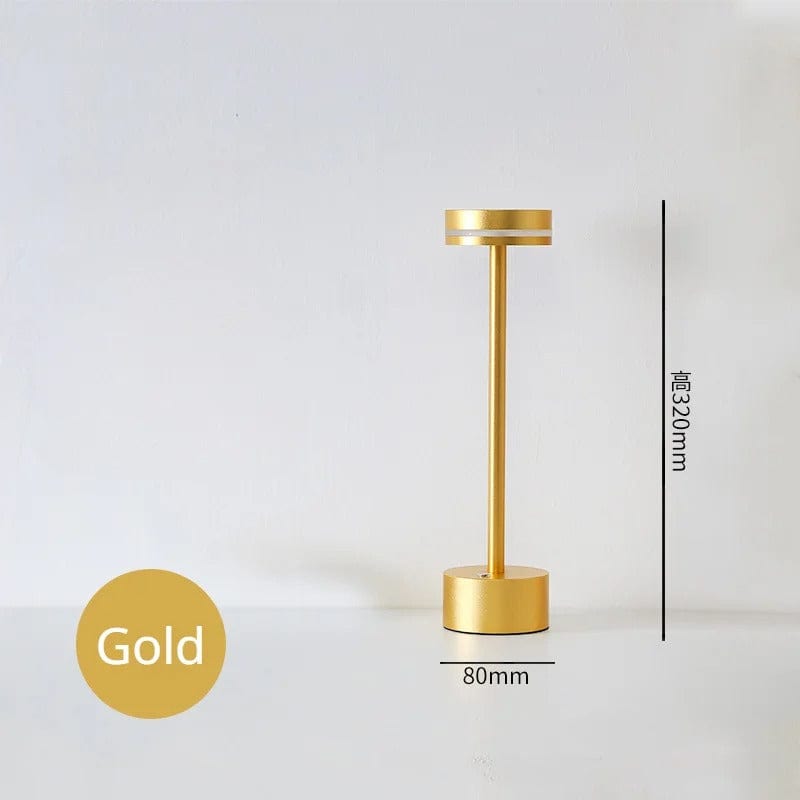 Modern Cordless LED Table Lamp – Rechargeable, Touch Control, Minimalist Lighting for Bedroom & Living Room