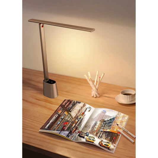 Rechargeable LED Desk Lamp – Foldable, Touch Control, Adjustable Light &amp; Eye Protection