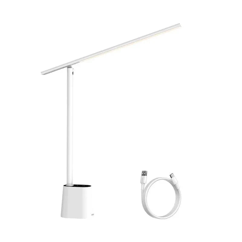 Rechargeable LED Desk Lamp – Foldable, Touch Control, Adjustable Light &amp; Eye Protection