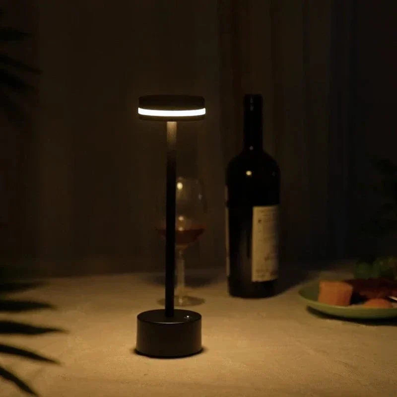 Modern Cordless LED Table Lamp – Rechargeable, Touch Control, Minimalist Lighting for Bedroom & Living Room