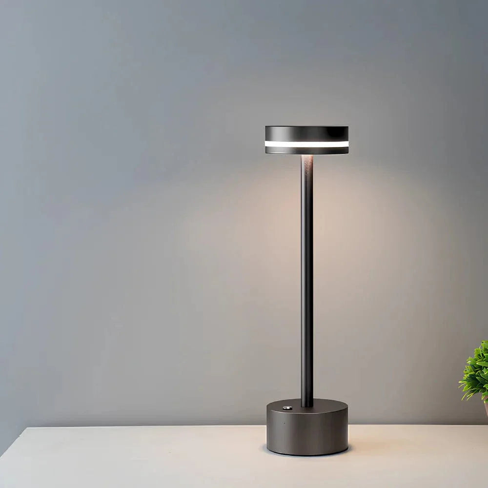 Modern Cordless LED Table Lamp – Rechargeable, Touch Control, Minimalist Lighting for Bedroom & Living Room
