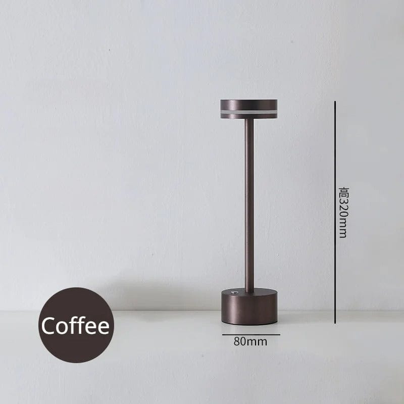 Modern Cordless LED Table Lamp – Rechargeable, Touch Control, Minimalist Lighting for Bedroom & Living Room