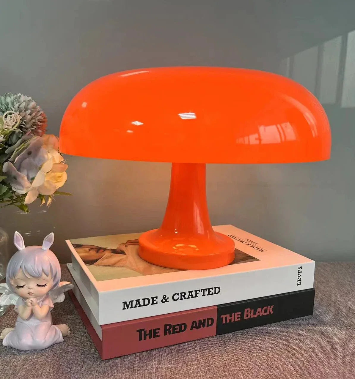 Modern LED Table Lamp With USB Charging - Dimmable - Three Colour Temperature - Stylish ABS Design - Ideal For Bedroom or Living Room