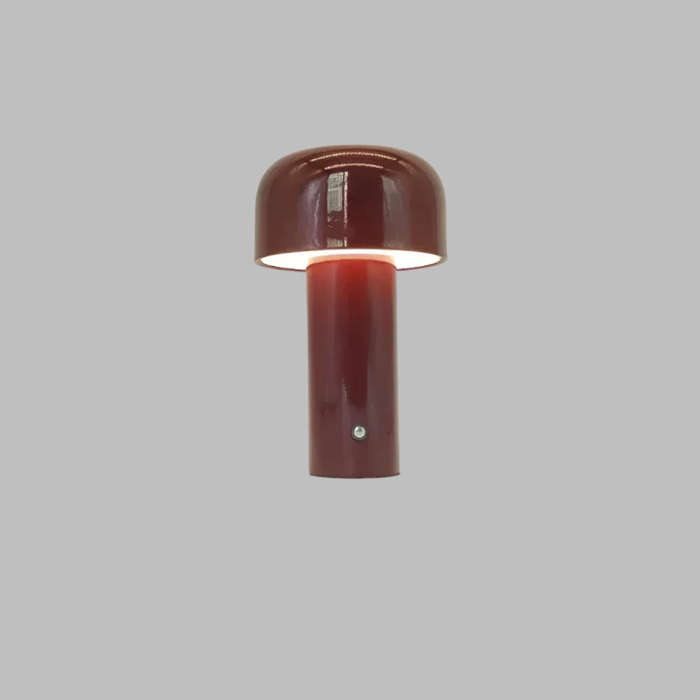 Portable Mushroom LED Table Lamp – Rechargeable, Wireless, Touch Control